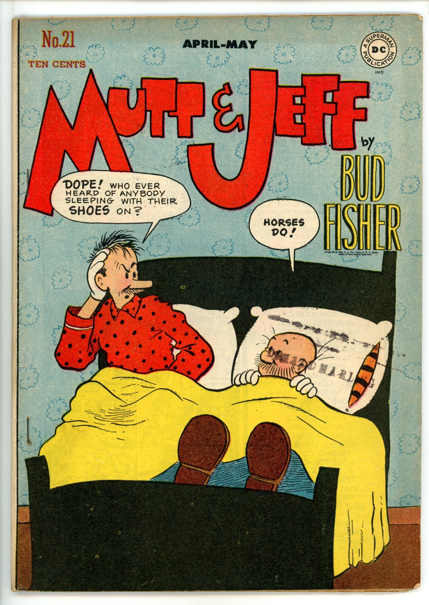 Mutt & Jeff 21 VG+ (4.5) (1946) 