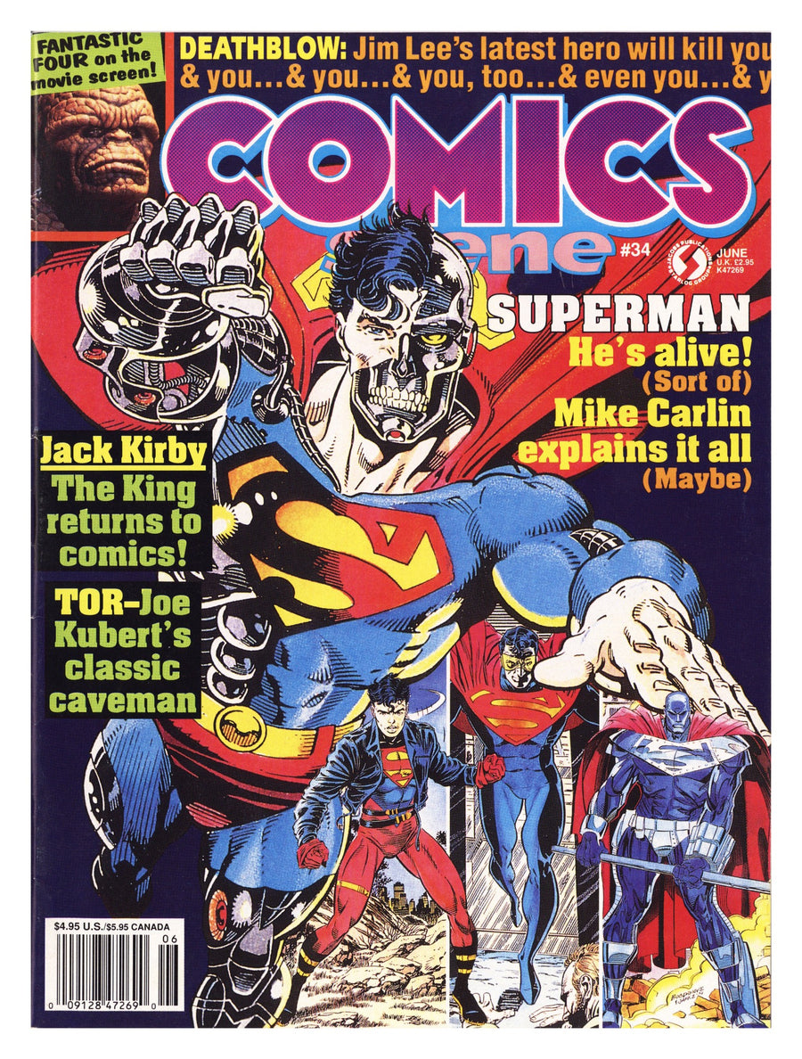 Comics Scene Vol 2 34 / 45 Mid Grade (1993) Newsstand 