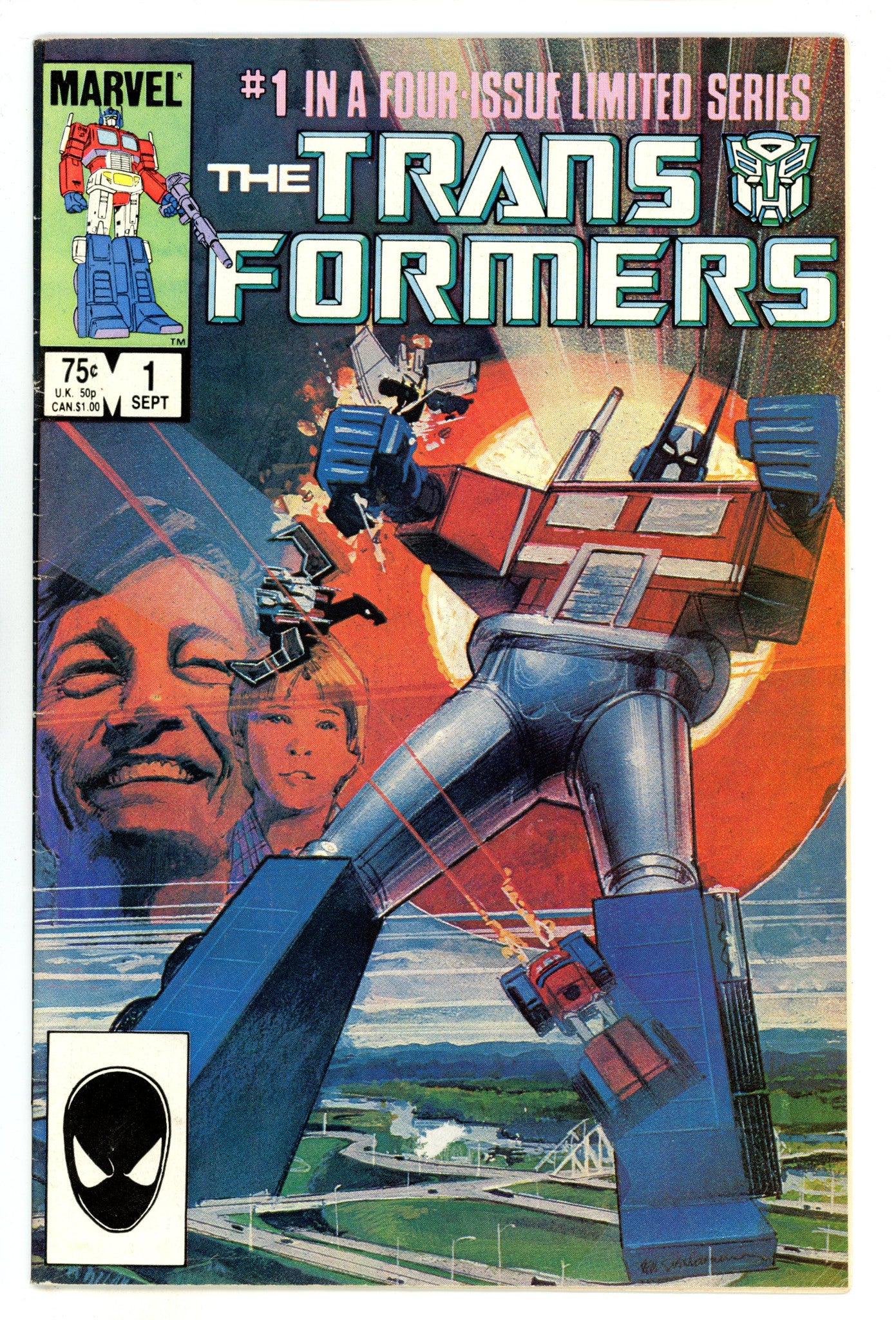 The Transformers  1  VG+ (4.5)  (1984)  