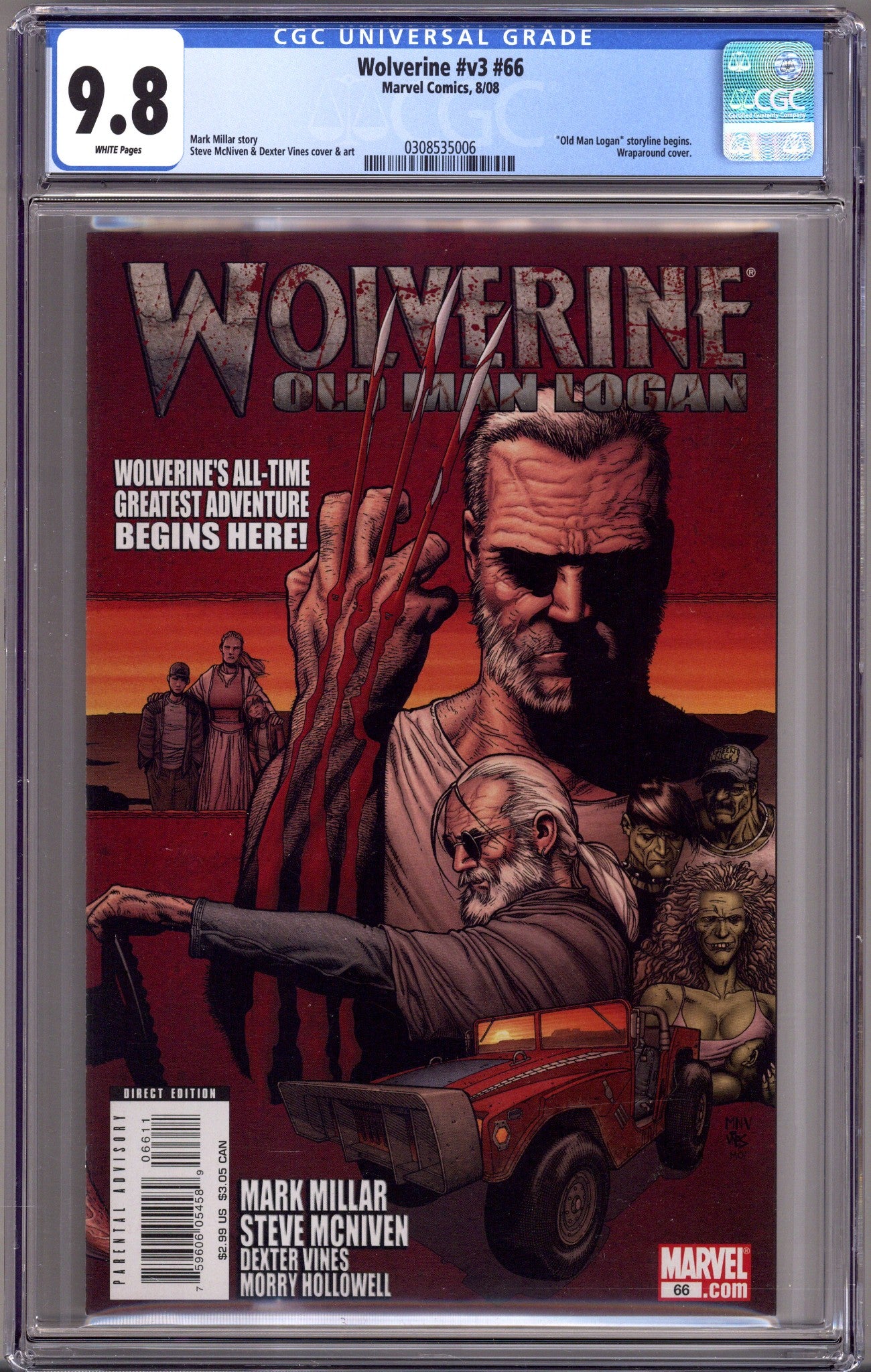 Wolverine Vol 3 66 CGC 9.8 (NM/M) (2008) 
