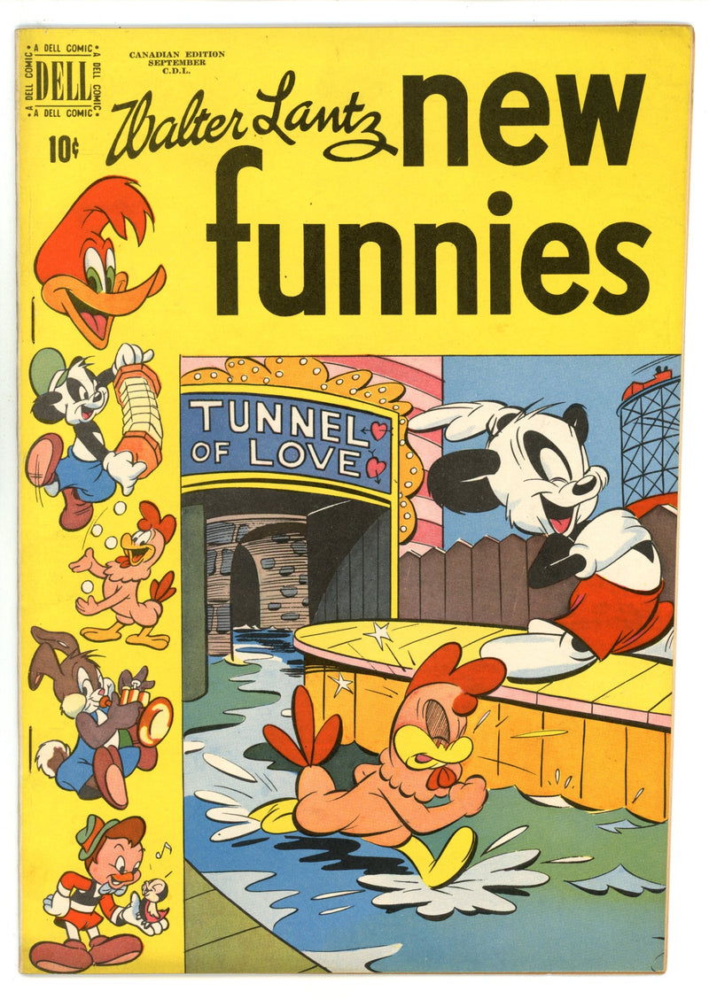 Walter Lantz New Funnies 162 VF+ (8.5) (1950) Canadian Edition 