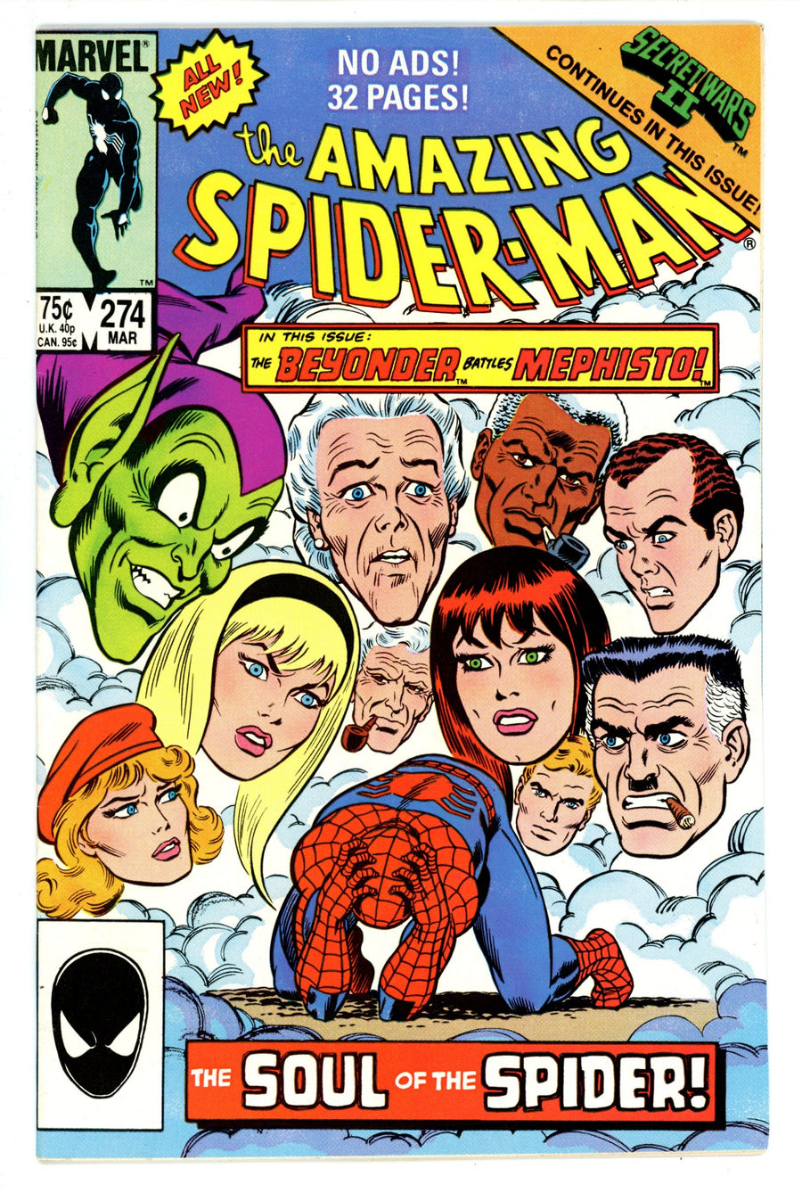 The Amazing Spider-Man Vol 1 274 VF (8.0) (1986) 