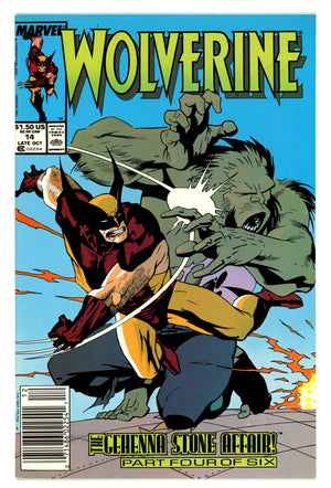 Wolverine Vol 2 14 High Grade (1989) Newsstand