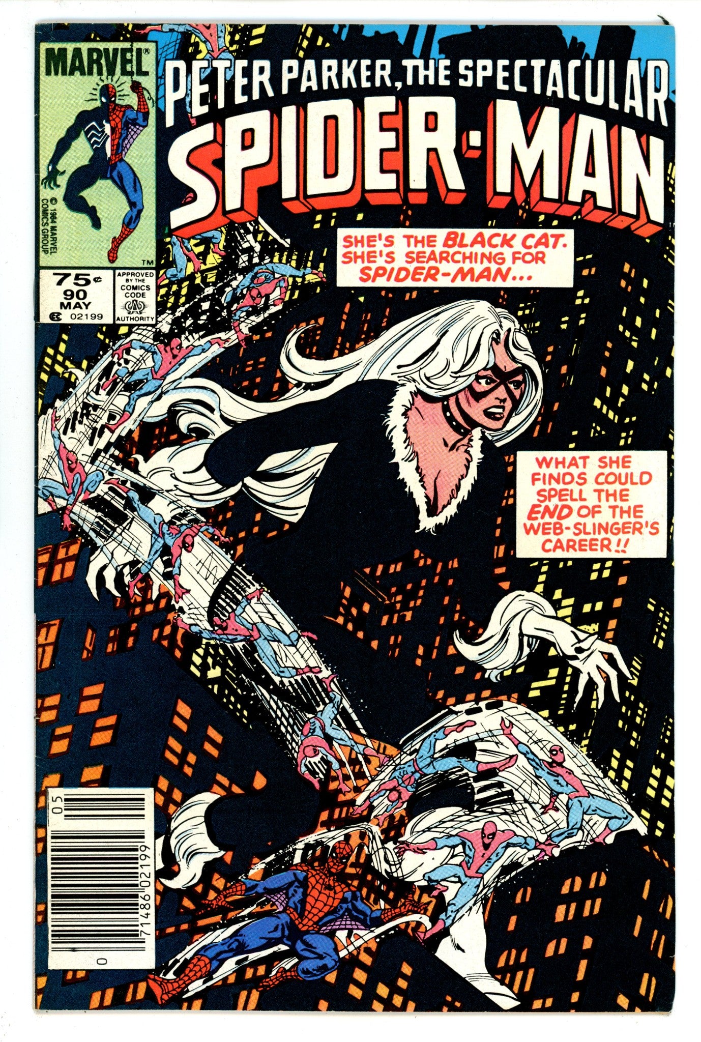 The Spectacular Spider-Man Vol 1 90 FN/VF (7.0) (1984) Canadian Price Variant 