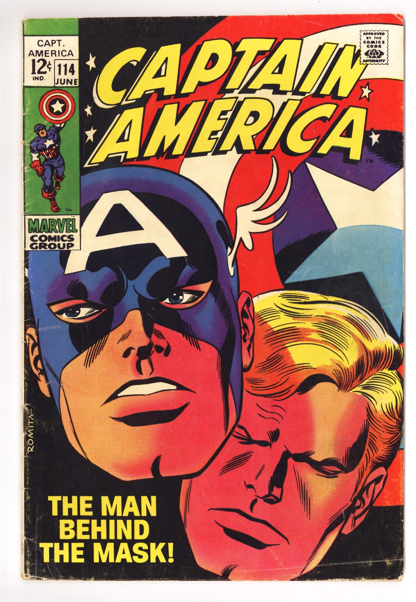 Captain America Vol 1 114 GD/VG (3.0) (1969) 