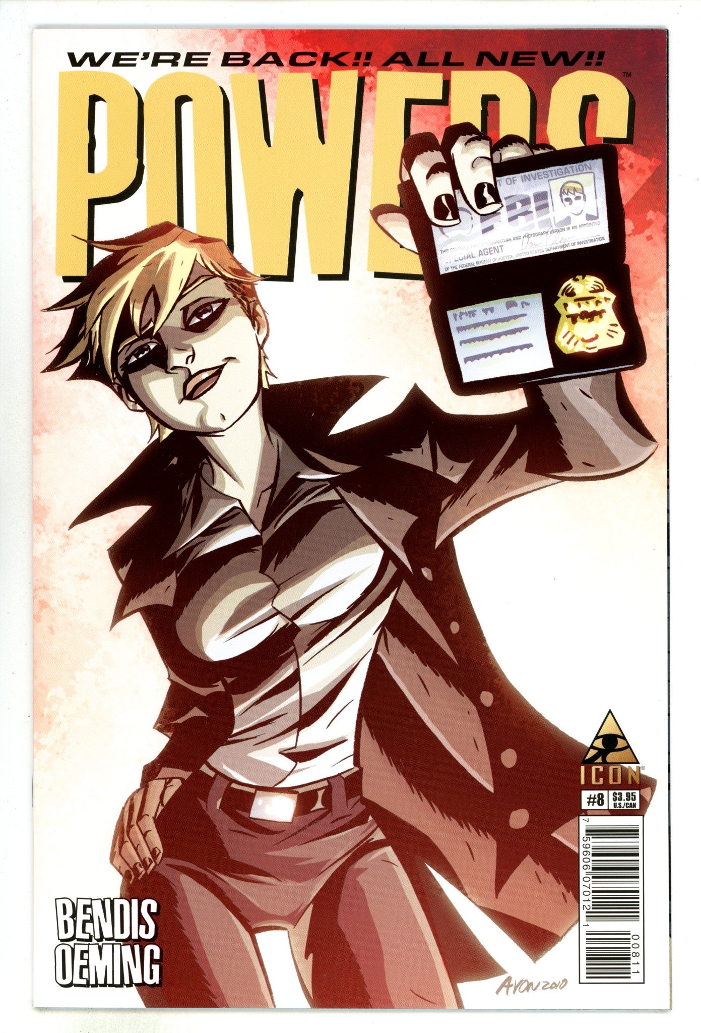 Powers Vol 3 8 High Grade (2012) 