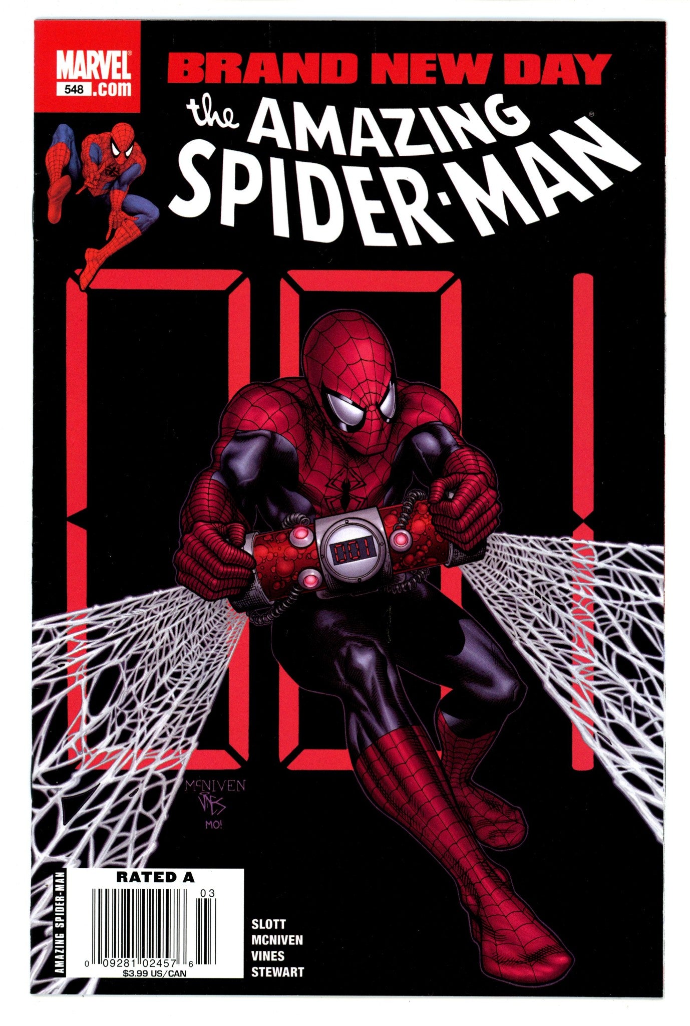 The Amazing Spider-Man Vol 2 548 VF+ (8.5) (2008) Newsstand 