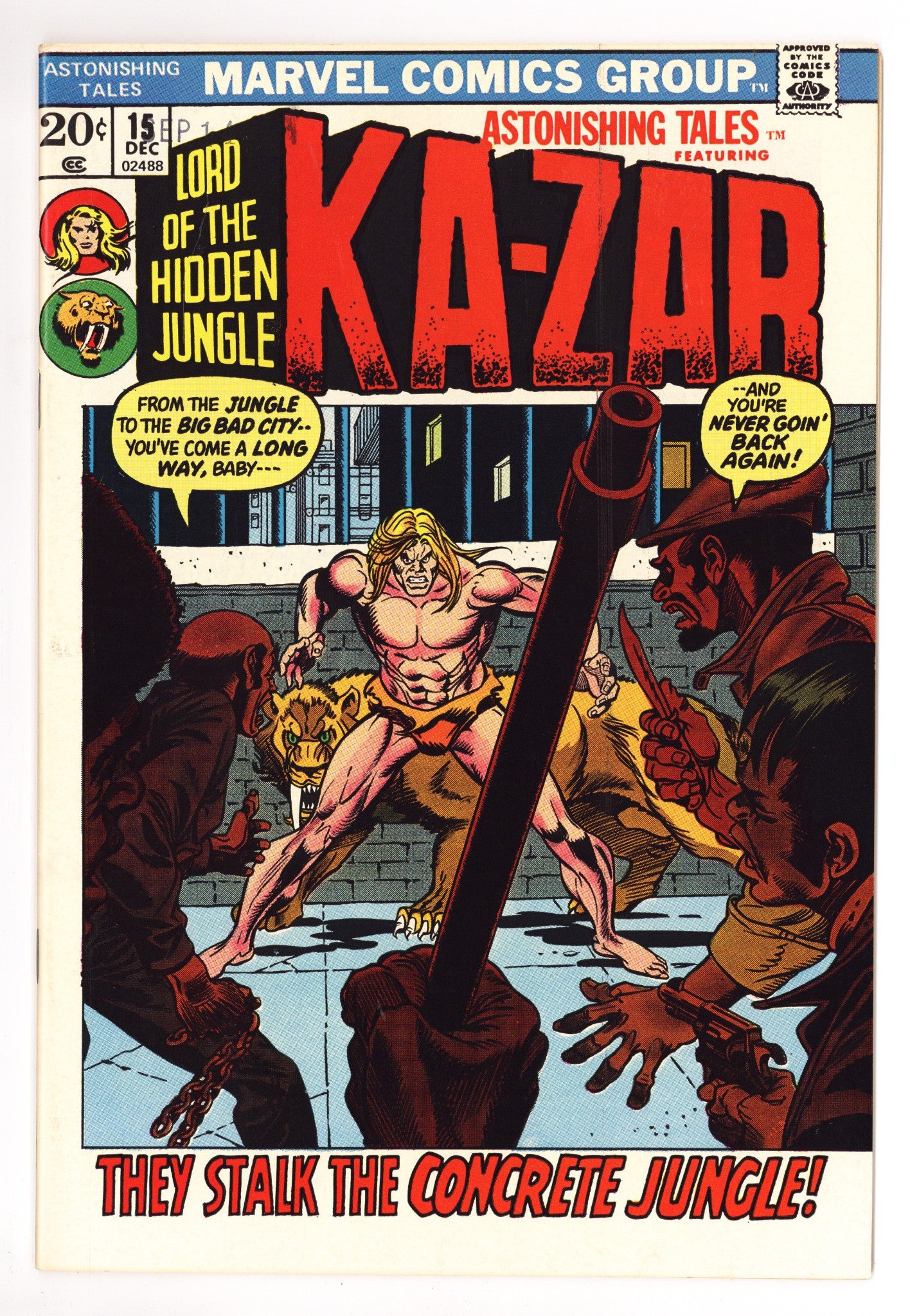 Astonishing Tales Vol 1 15 VF/NM (9.0) (1972) 