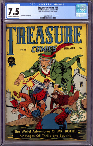 Treasure Comics 11 CGC 7.5 (VF-) (1947)