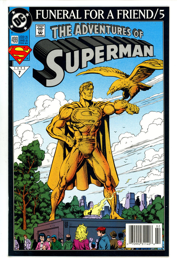 Adventures of Superman Vol 1 499 Newsstand (1993)