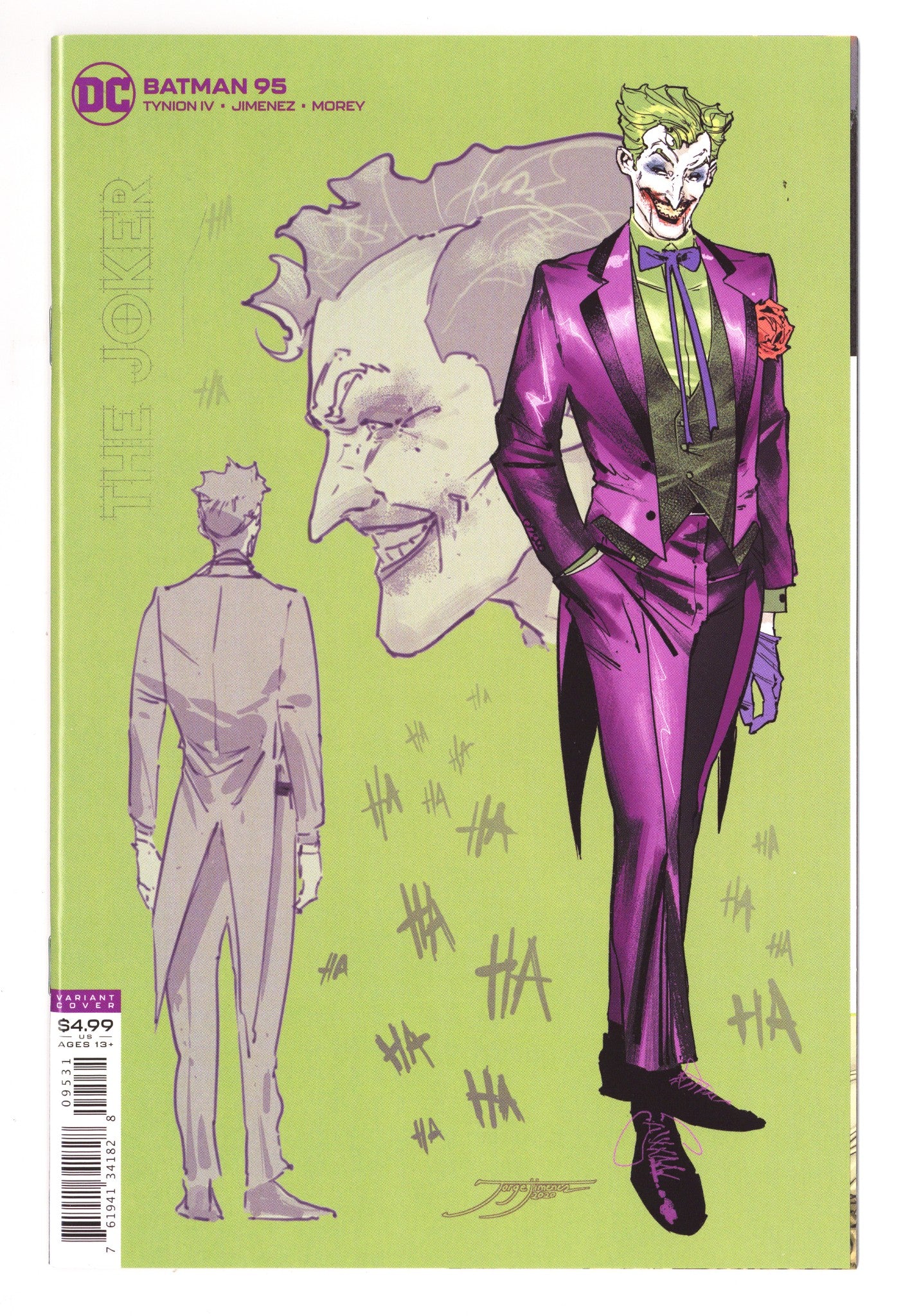 Batman Vol 3 95  NM- (9.2)   (2020) Jimenez     Incentive Variant  