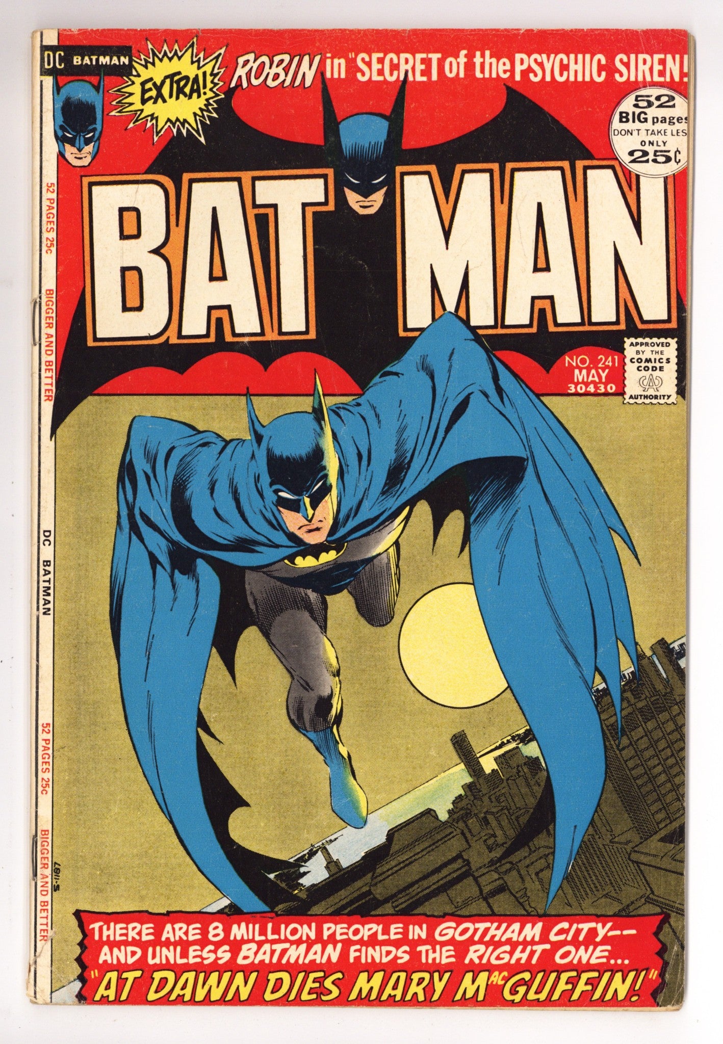Batman Vol 1 241 VG+ (4.5) (1972) 