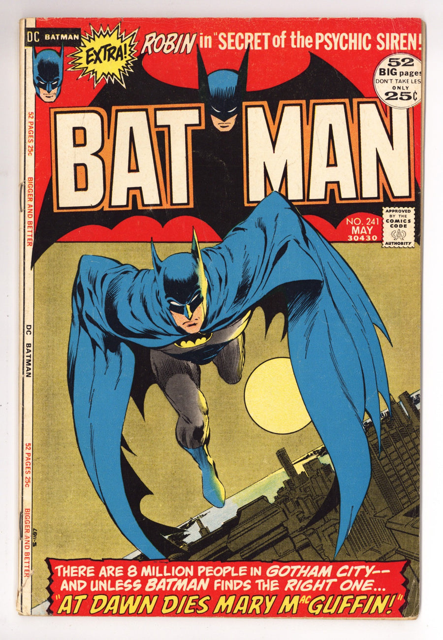 Batman Vol 1 241 VG+ (4.5) (1972) 