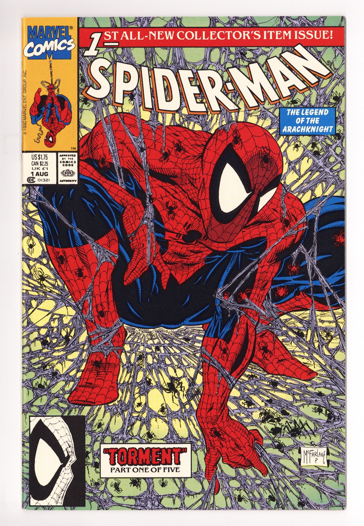 Spider-Man Vol 1 1 VF/NM (9.0) (1990) 