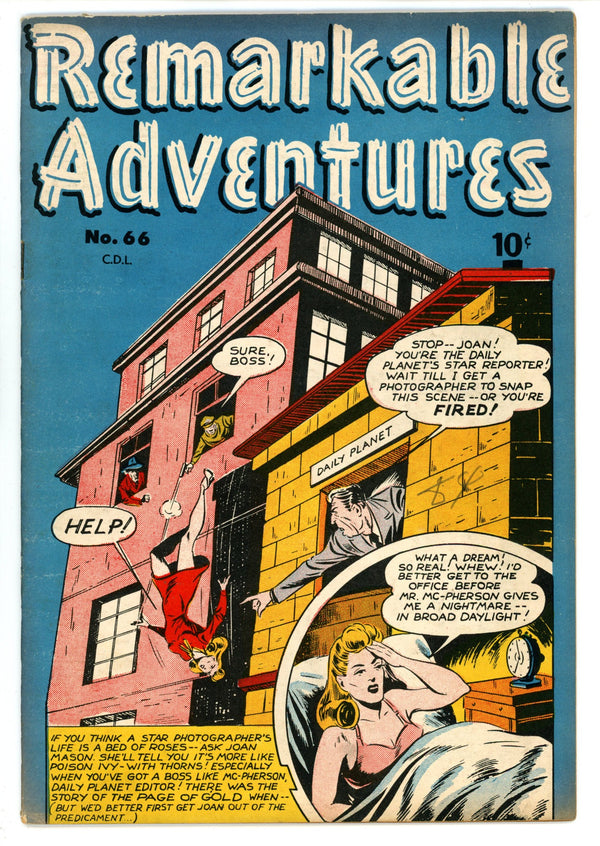 Remarkable Adventures 66 FN- (5.5) Zoot Comics 7 (1948) Canadian Edition