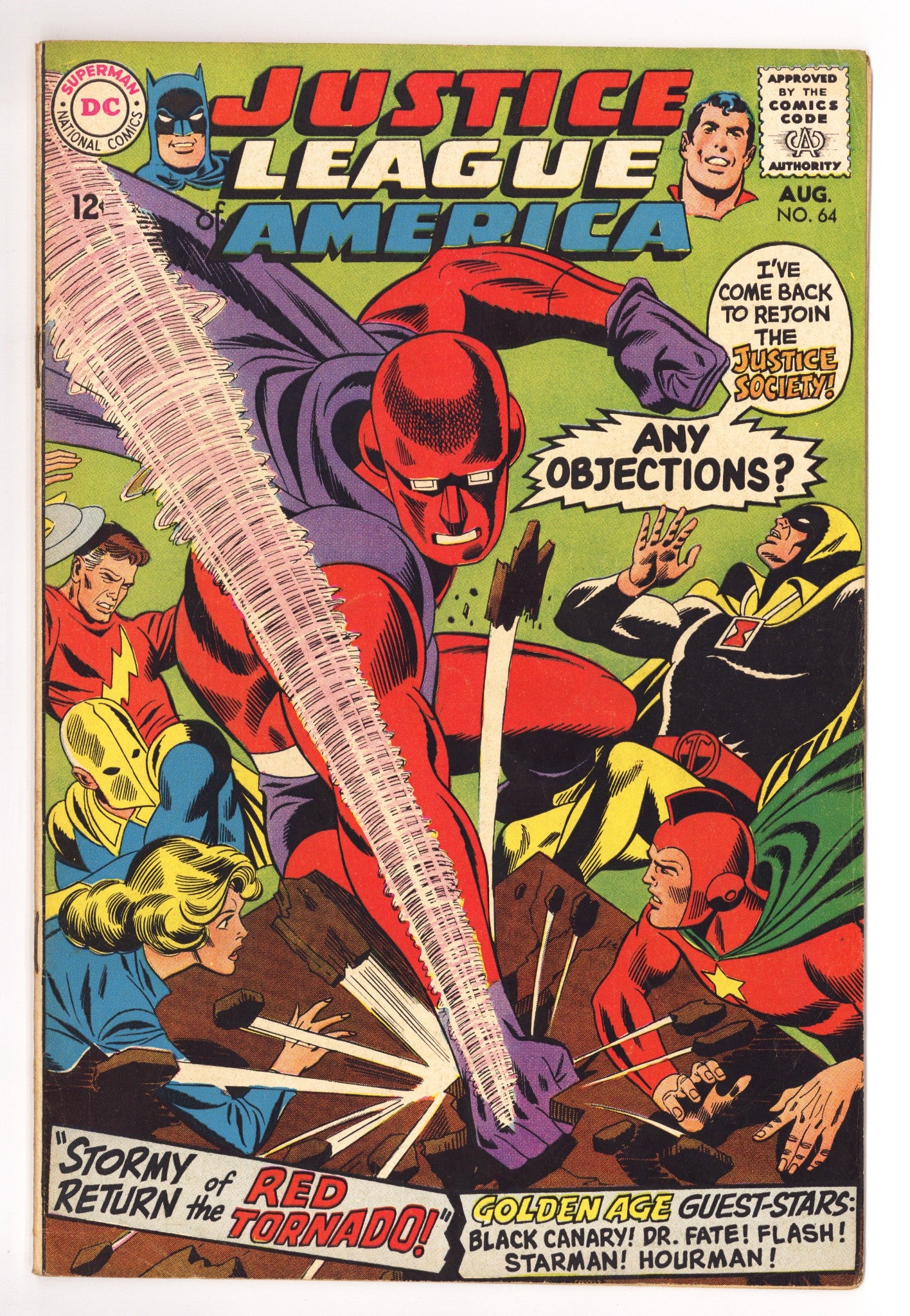 Justice League of America Vol 1 64 VG/FN (5.0) (1968) 