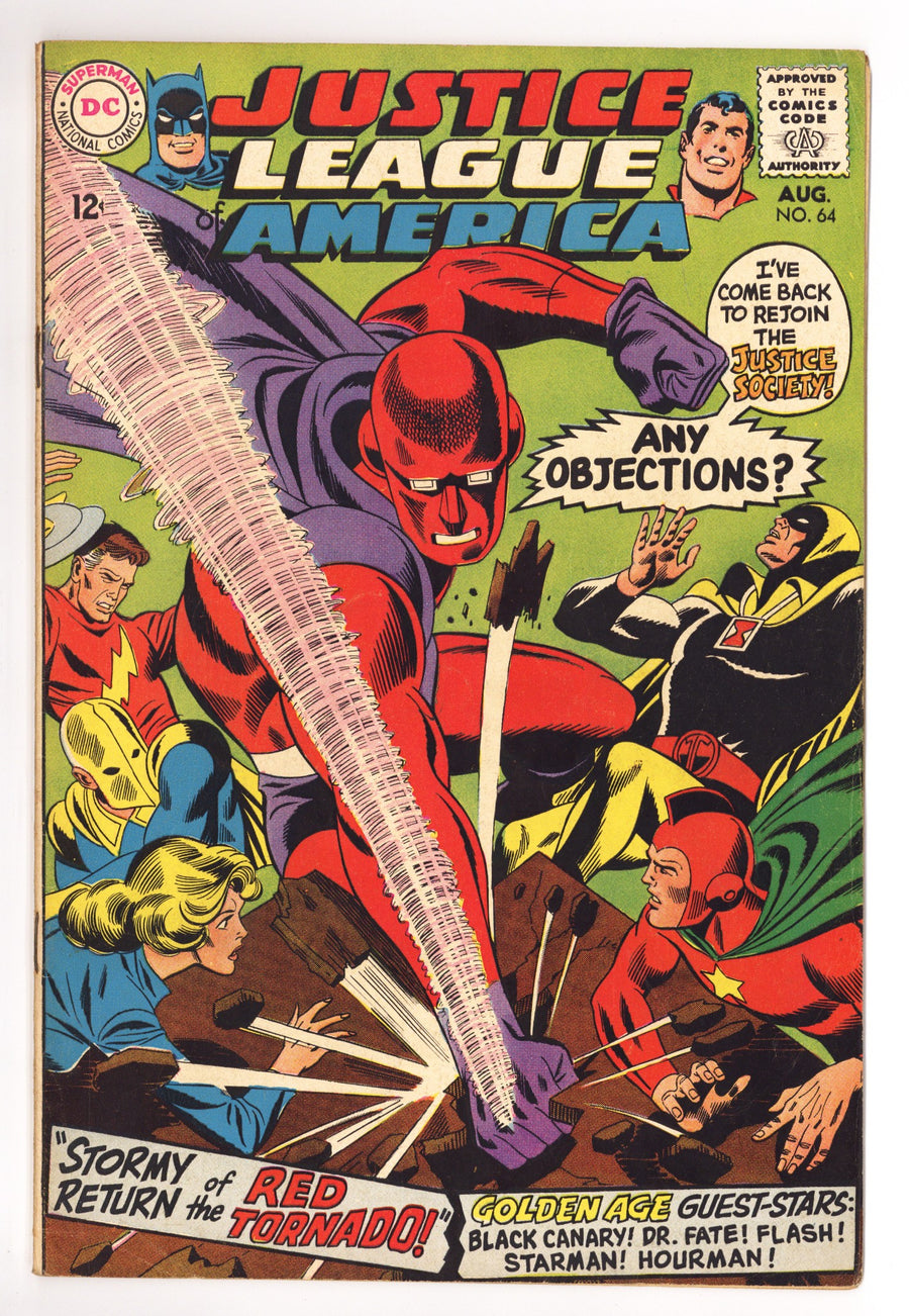 Justice League of America Vol 1 64 VG/FN (5.0) (1968) 