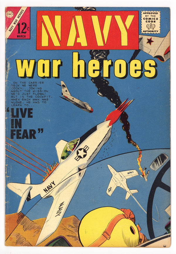 Navy War Heroes 2 Very Low Grade Bottom Staple Detached (1964)