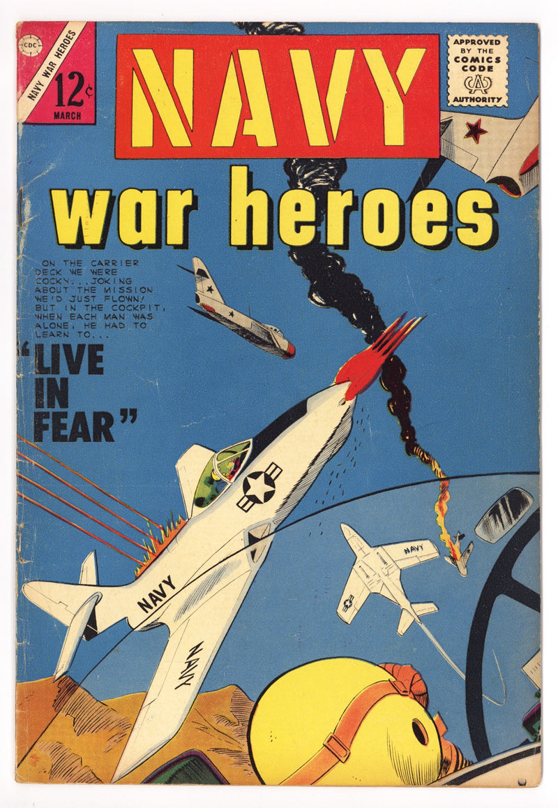 Navy War Heroes 2 Very Low Grade Bottom Staple Detached (1964) 