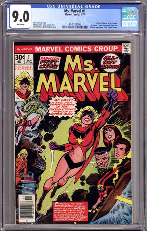 Ms. Marvel Vol 1 1 CGC 9.0 (VF/NM) (1977)