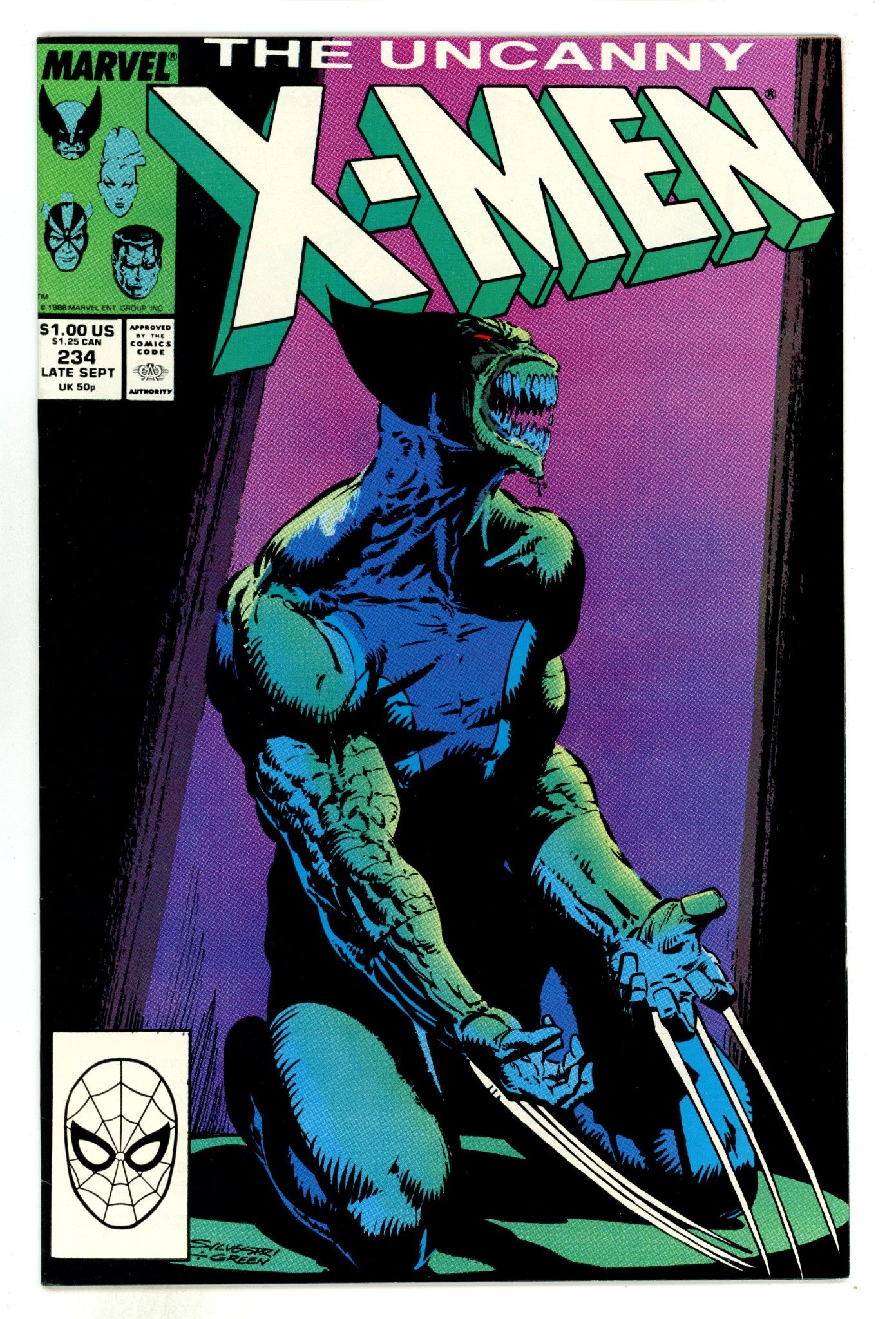 The Uncanny X-Men Vol 1 234  VF (8.0)  (1988)  