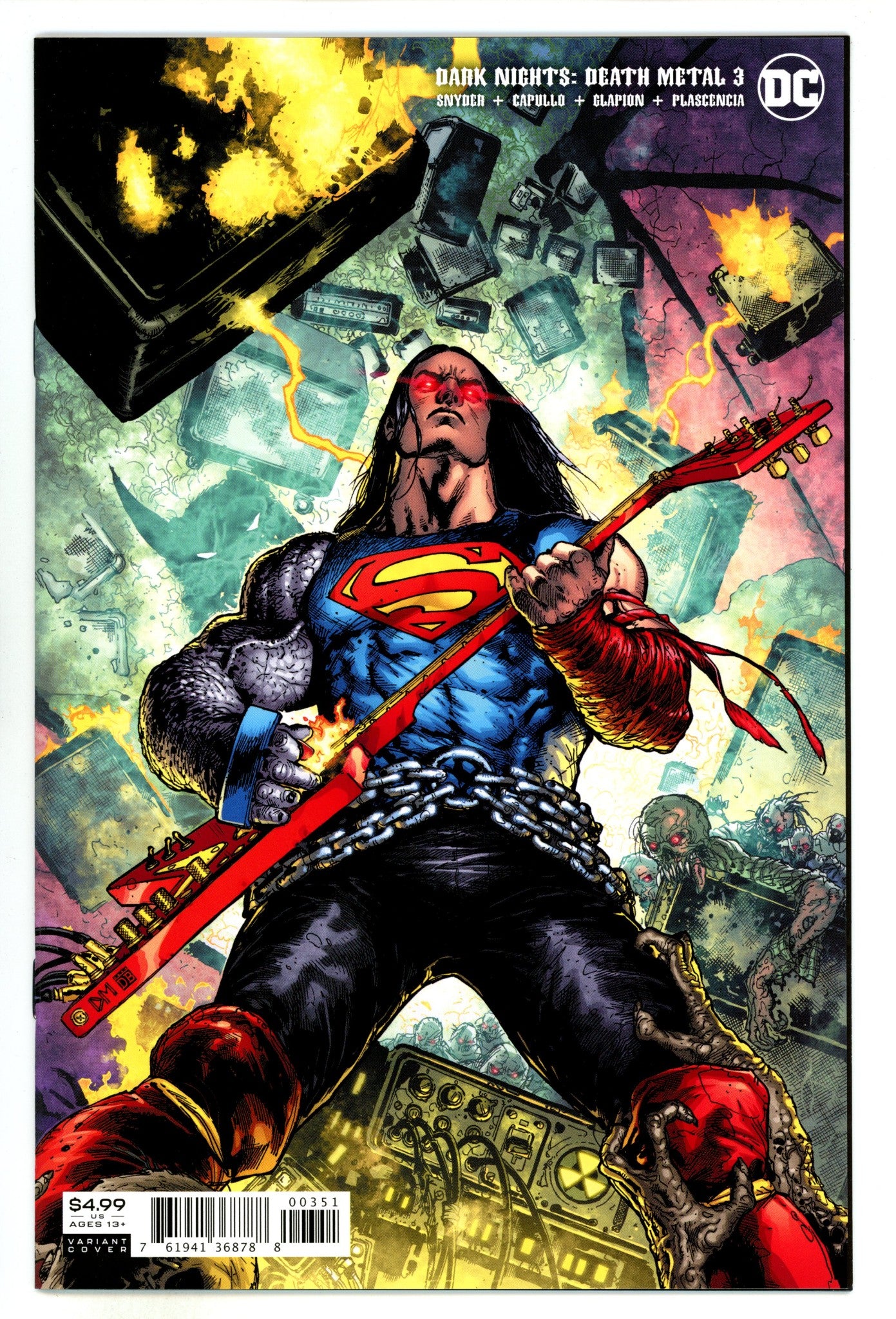 Dark Nights: Death Metal 3 NM- (9.2) (2020) Mahnke Incentive Variant 