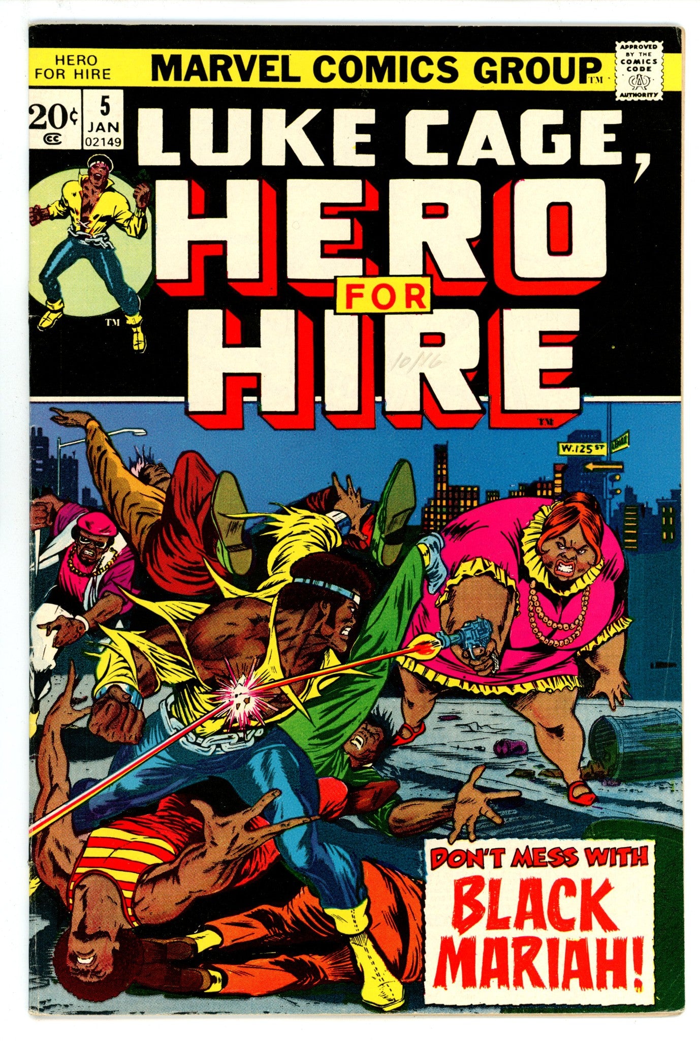Hero for Hire 5 FN+ (6.5) (1973) 