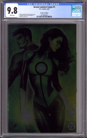 Green Lantern Corps Vol 3 1 CGC 9.8 (NM/M) (2025) Szerdy Foil Virgin Variant