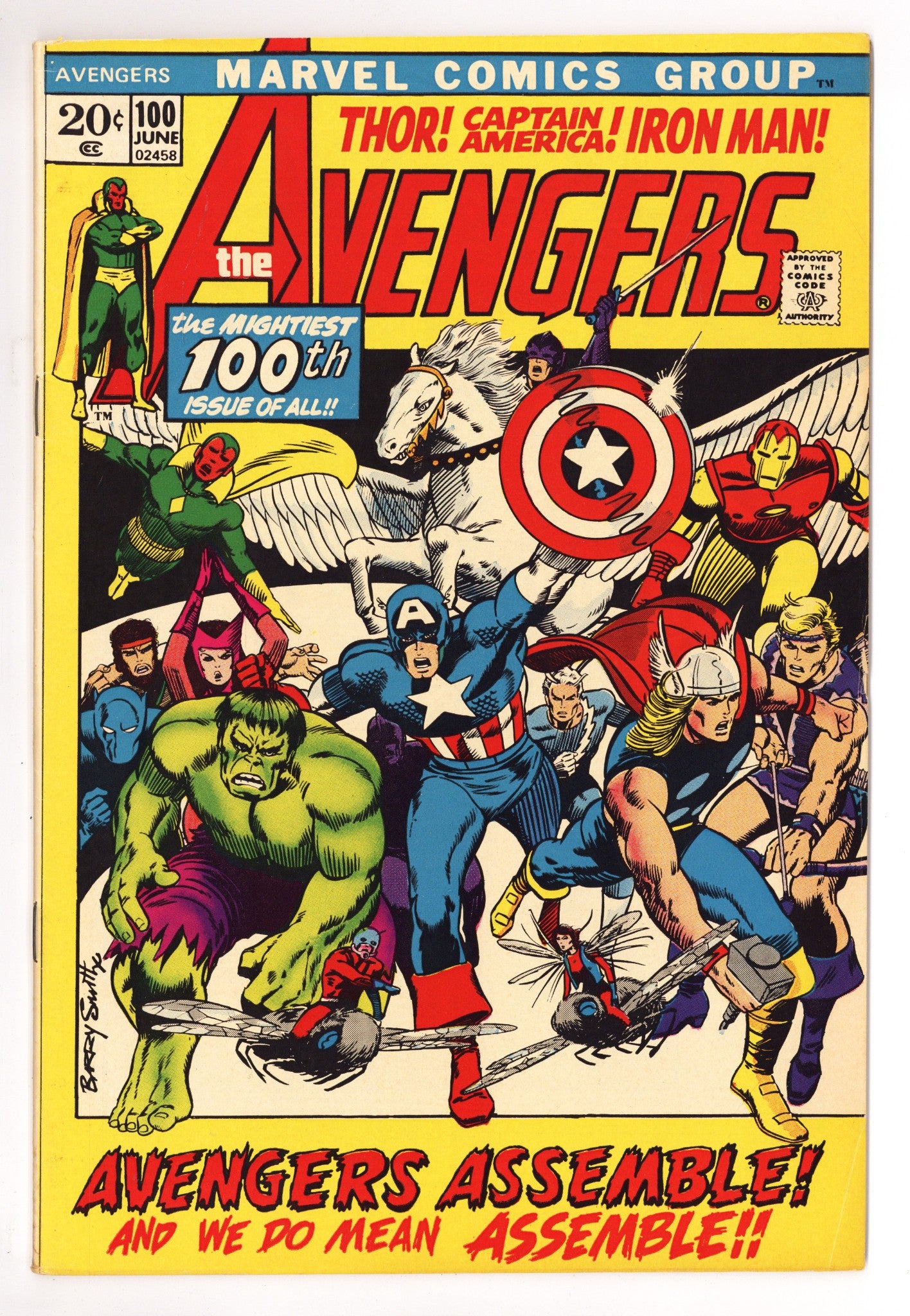 The Avengers Vol 1 100 FN (6.0) (1972) 