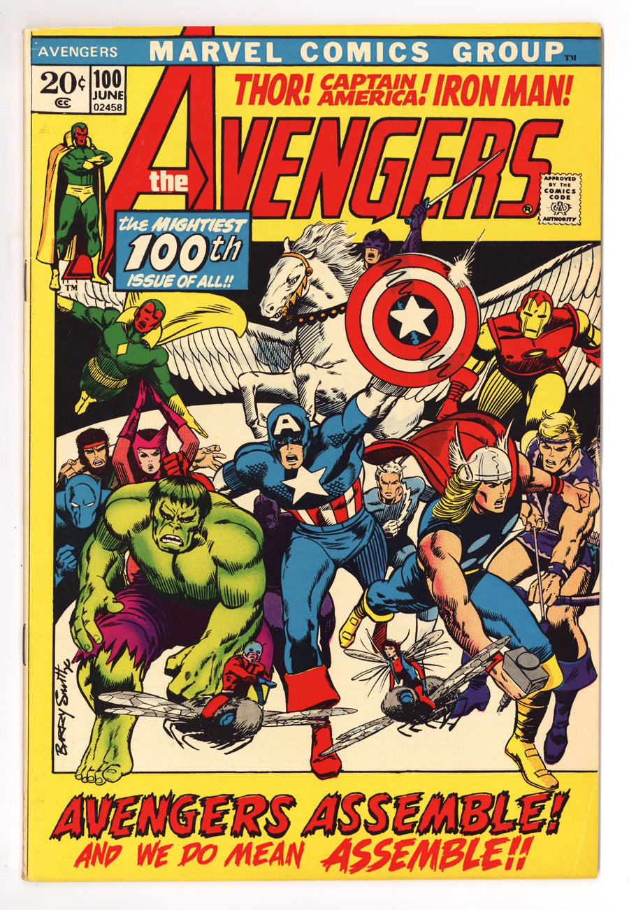The Avengers Vol 1 100 FN (6.0) (1972) 