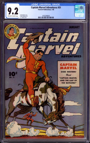 Captain Marvel Adventures 51 CGC 9.2 (NM-) (1946)