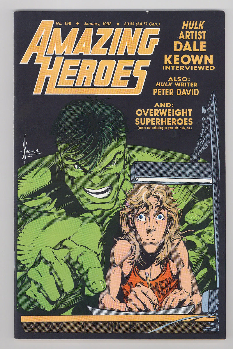 Amazing Heroes 198 VF (8.0) (1992) 