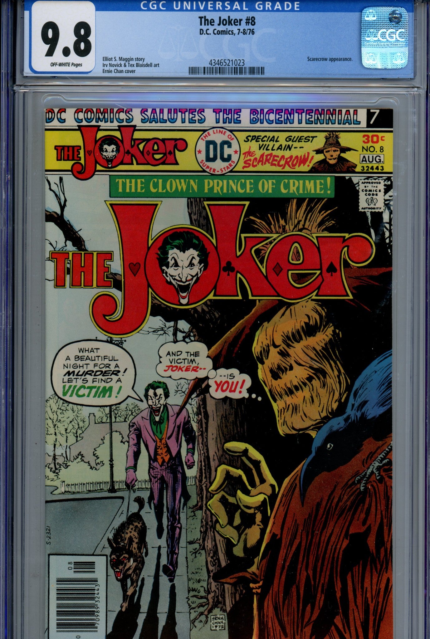 The Joker Vol 1 8 CGC 9.8 (NM/M) (1976) 