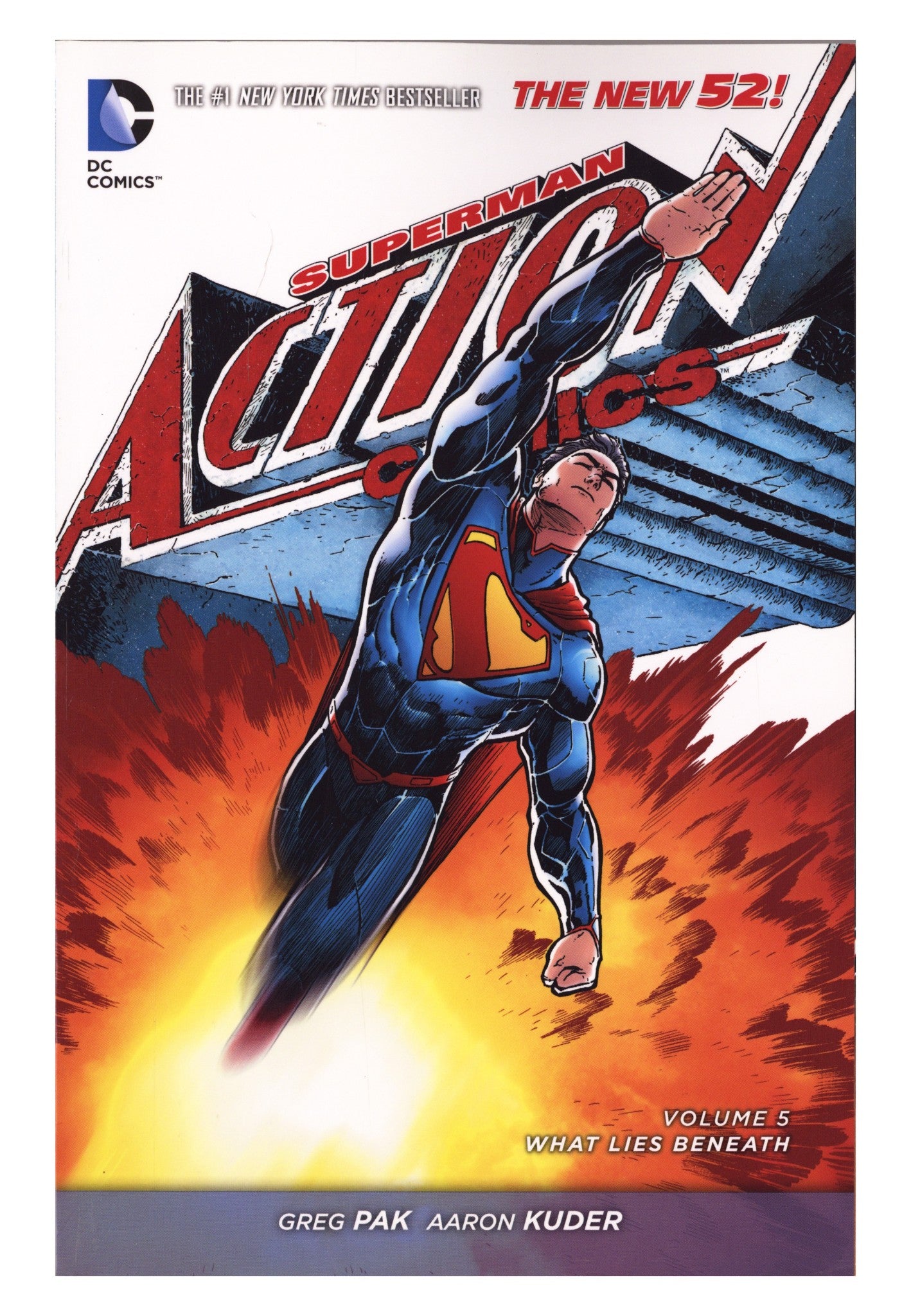 Superman - Action Comics TPB Vol 5 Mid Grade What Lies Beneath (2015) 