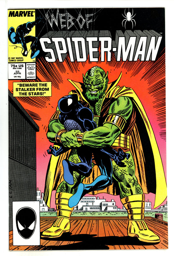 Web of Spider-Man Vol 1 25 High Grade (1987) Newsstand