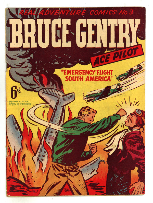 Real Adventure Comics 3 FN- (5.5) (1950)