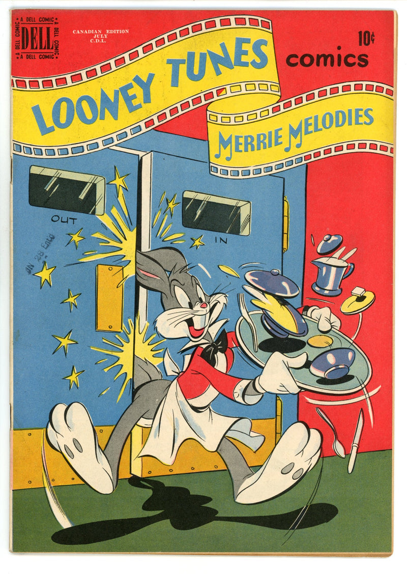 Looney Tunes and Merrie Melodies Comics 104 VF- (7.5) (1950) Canadian Edition 