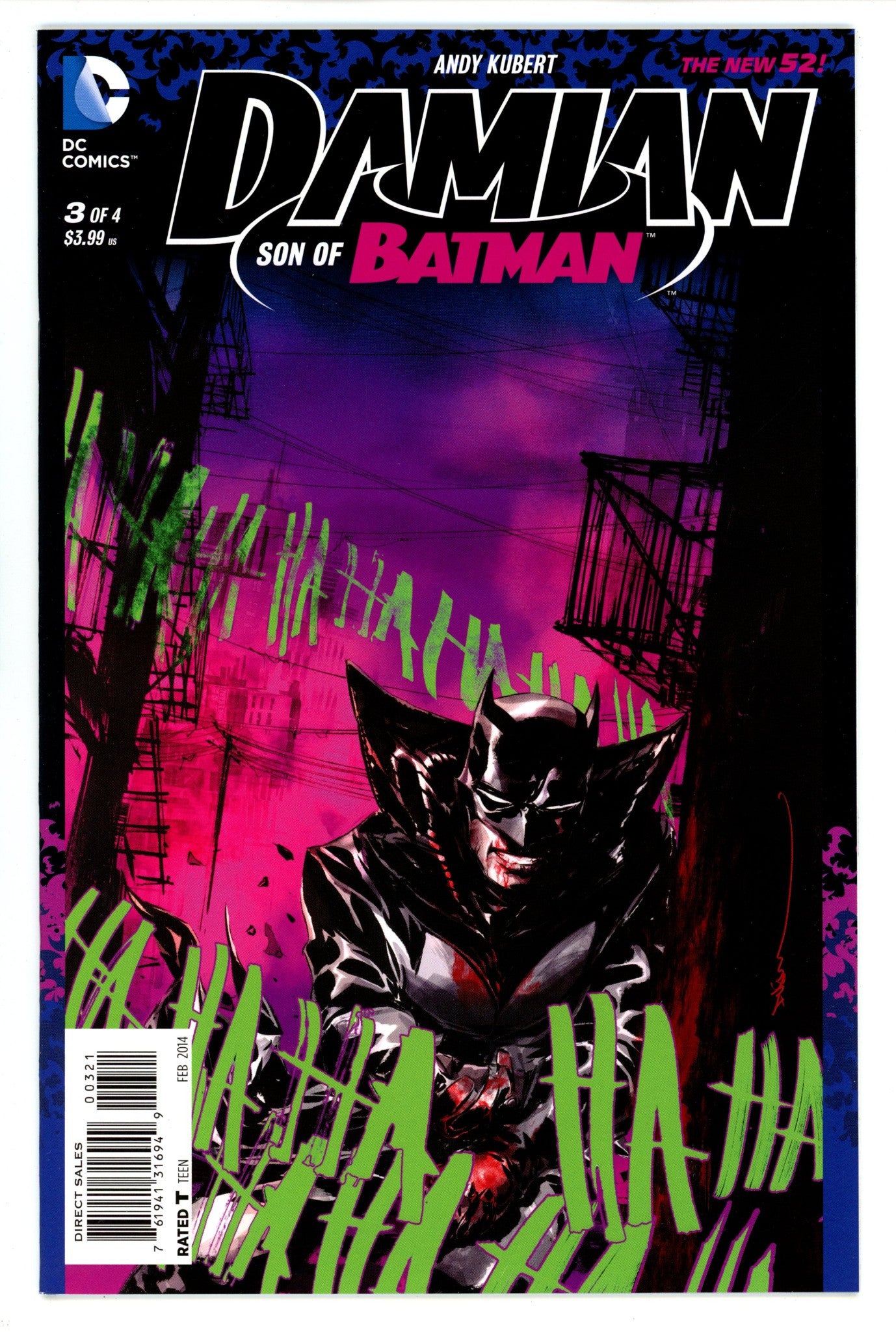 Damian: Son of Batman 3 NM- (9.2) (2014) Nguyen Variant 