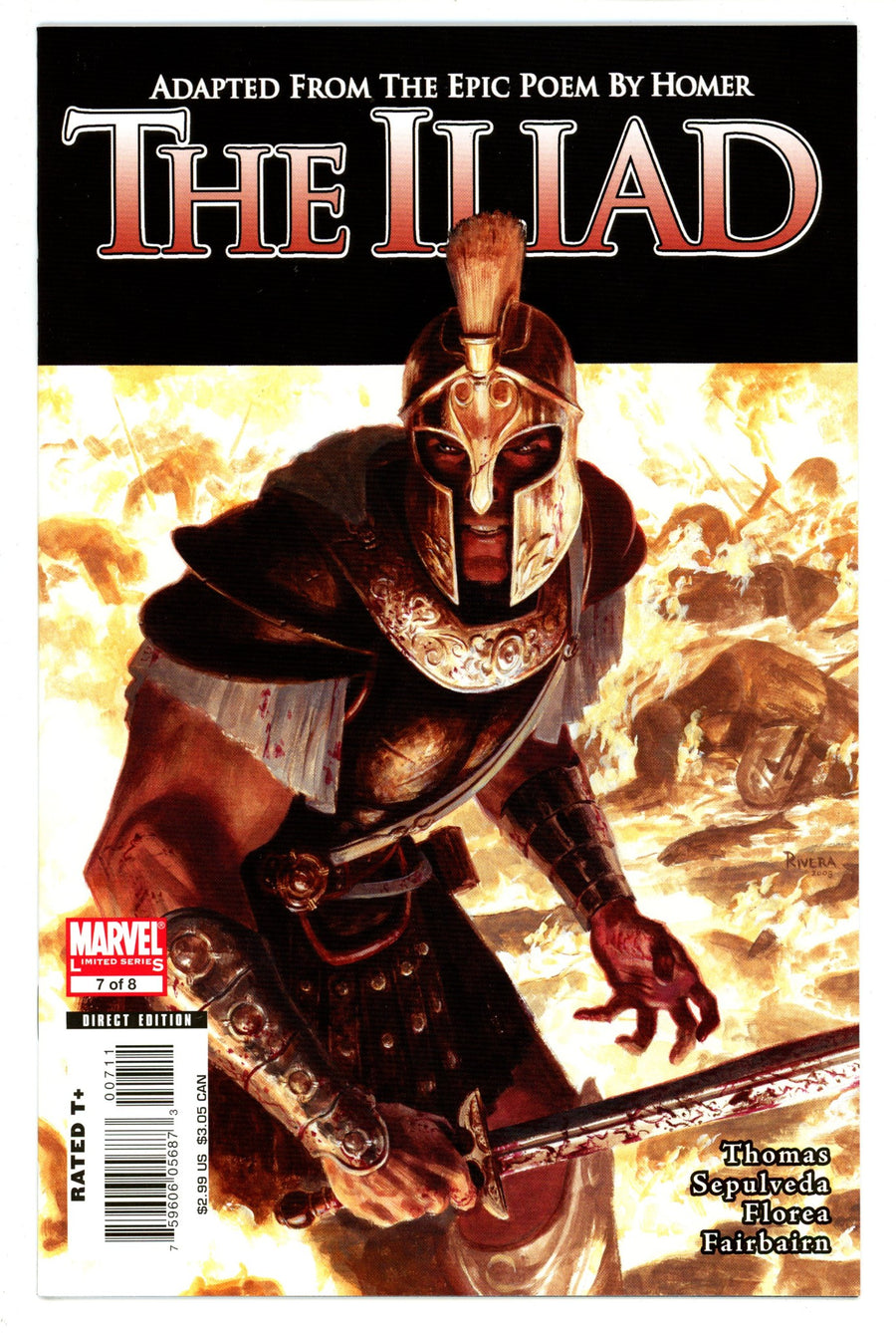 Marvel Illustrated: The Iliad 7 NM- (9.2) (2008) 