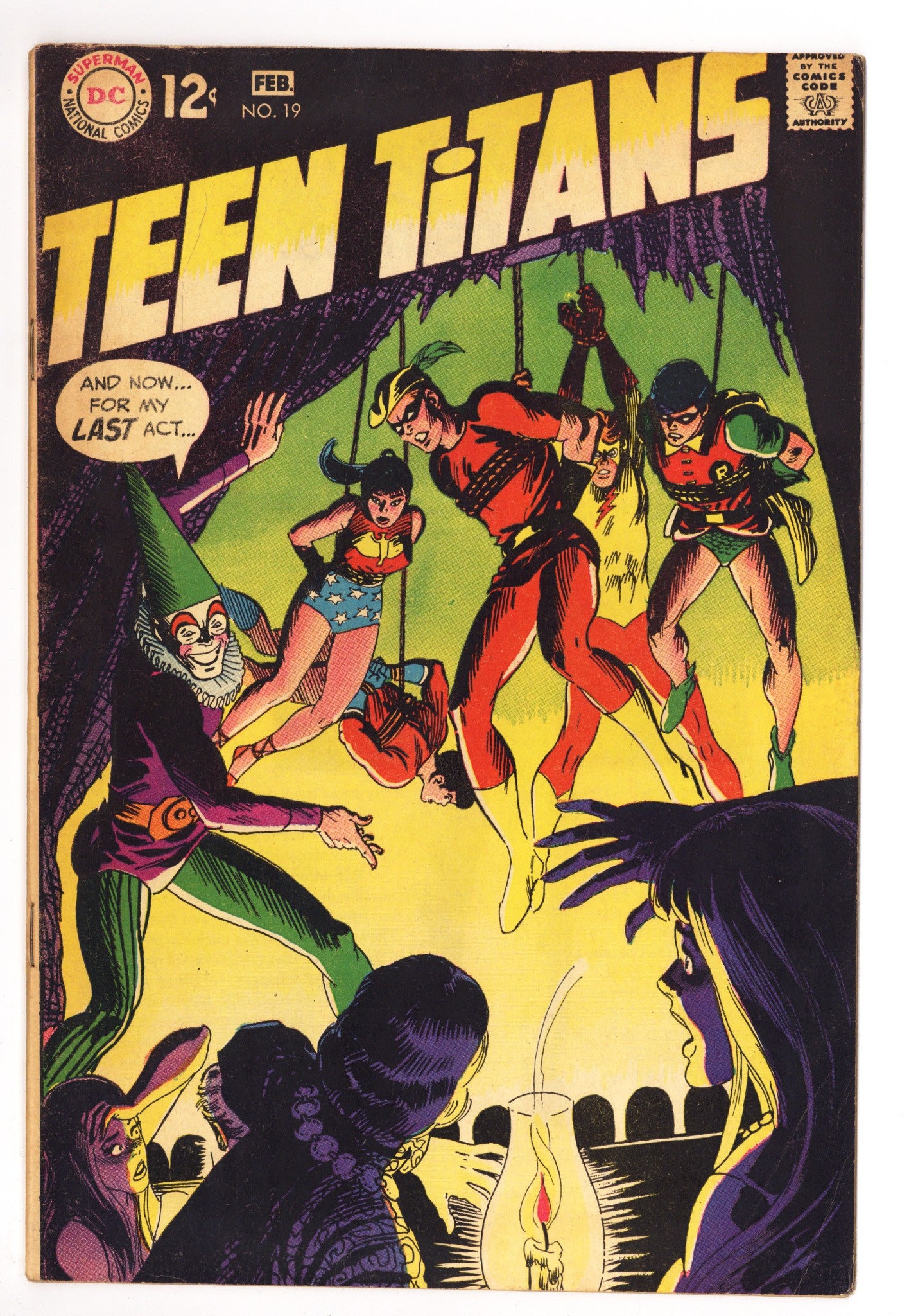 Teen Titans Vol 1 19  VG+ (4.5)   (1969)        
