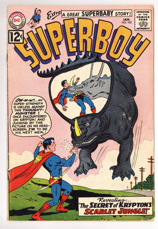 Superboy Vol 1 102 Low Grade (1963)