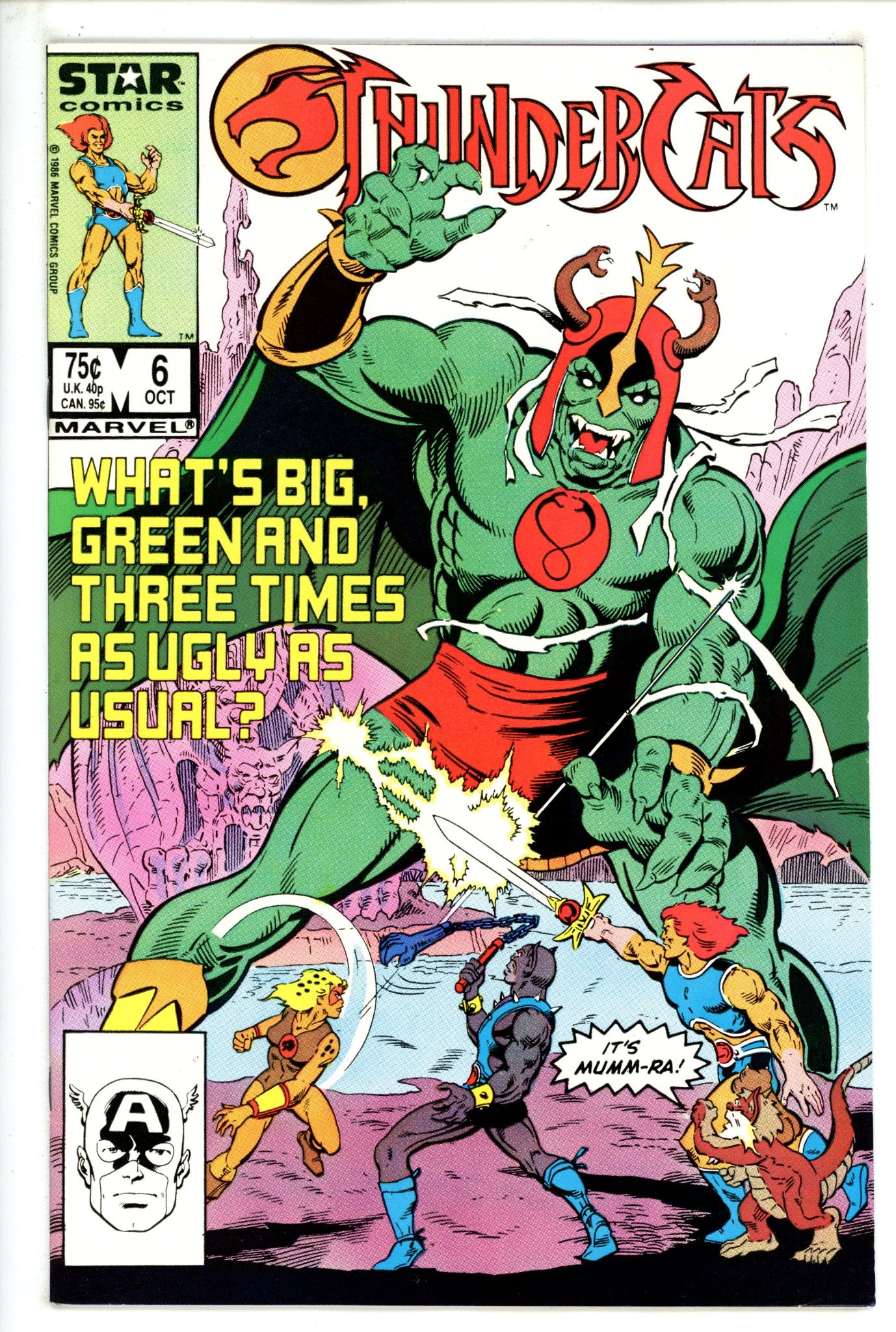 Thundercats 6 VF (8.0) (1986) 