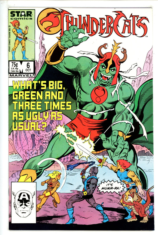 Thundercats 6 VF (8.0) (1986)