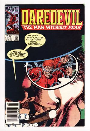 Daredevil Vol 1 219 Mid Grade (1985) Canadian Price Variant