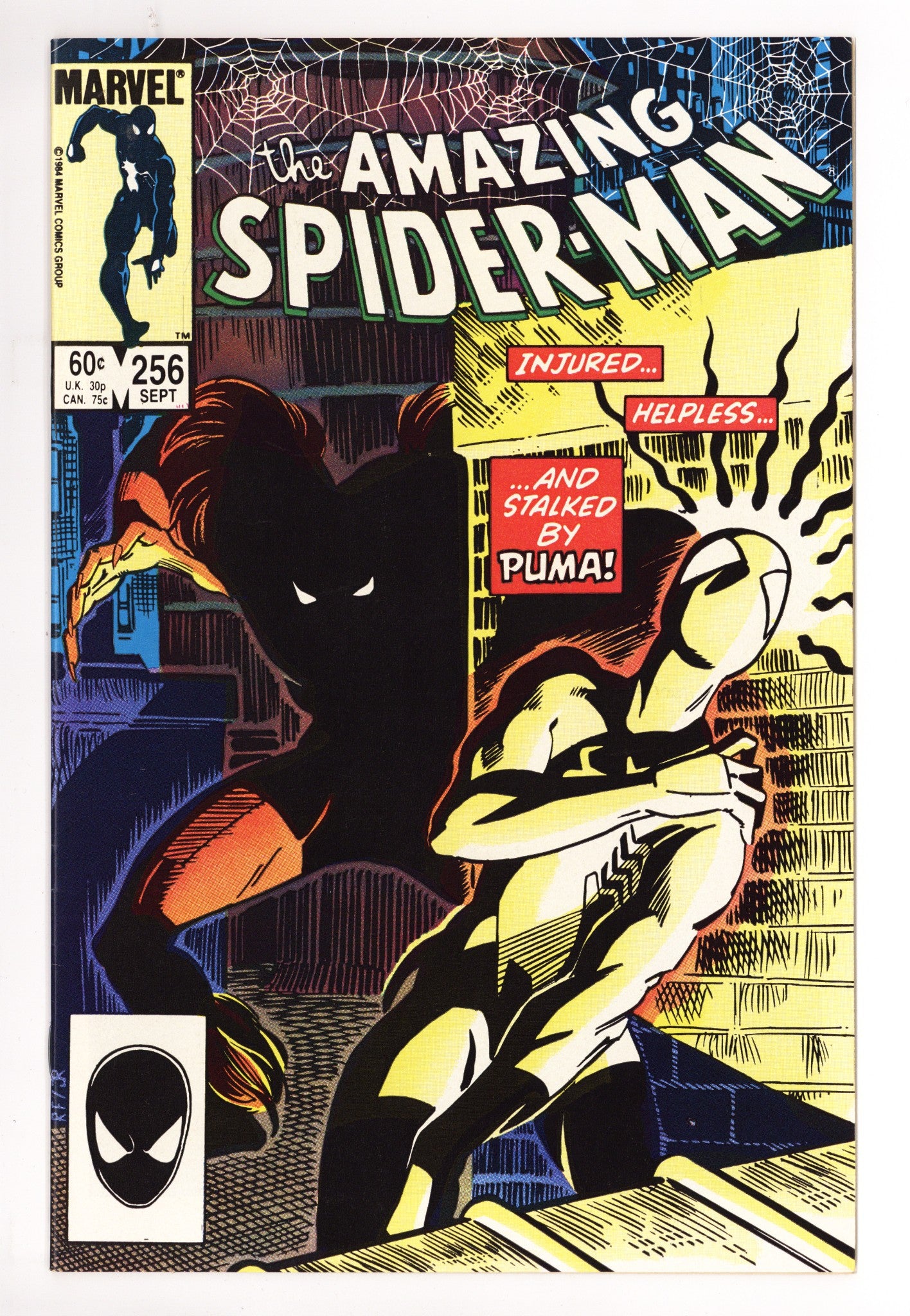 The Amazing Spider-Man Vol 1 256  VF+ (8.5)   (1984)        