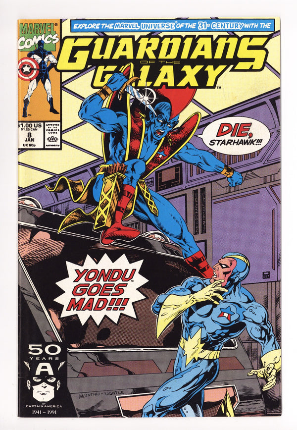 Guardians of the Galaxy Vol 1 8 Mid Grade (1991)
