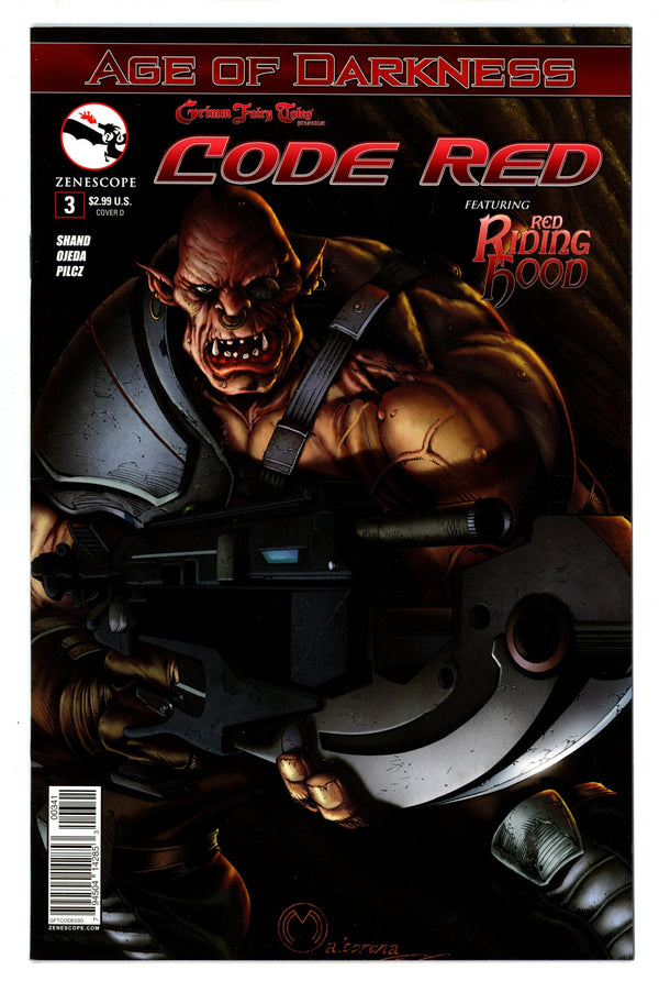 Grimm Fairy Tales Presents Code Red 3 High Grade (2014) Mychaels Variant