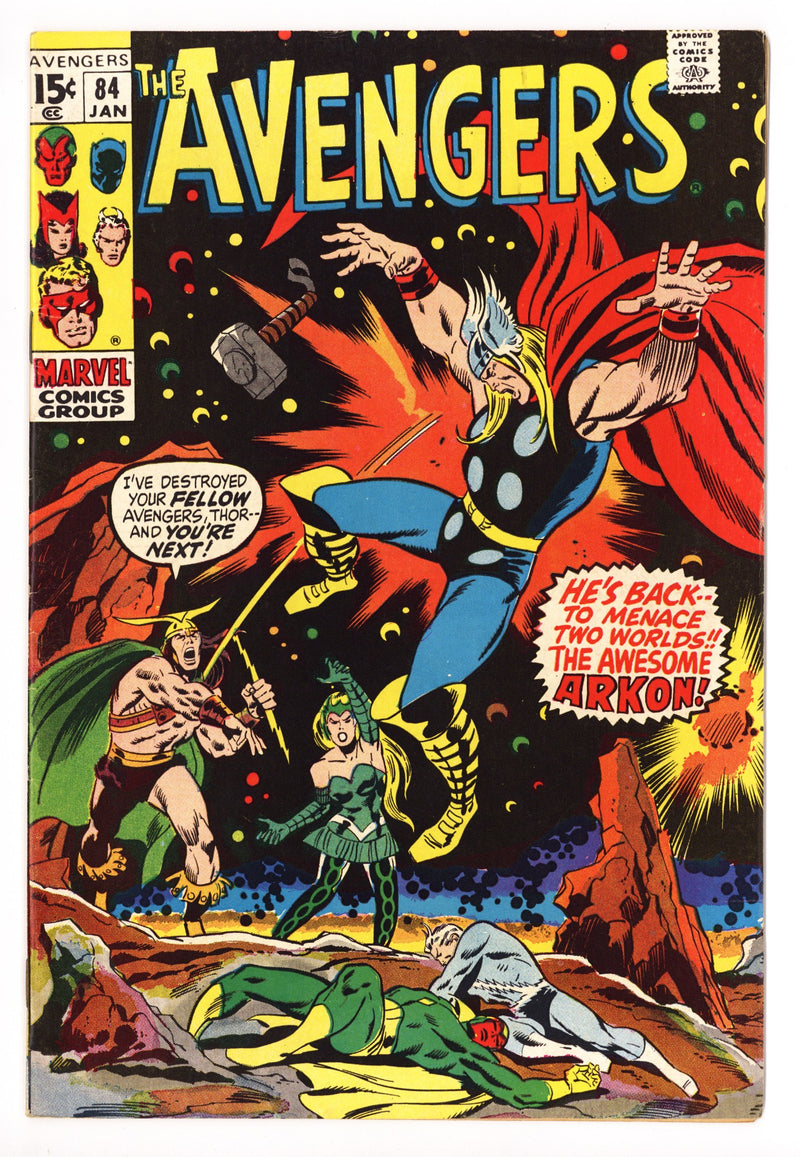 The Avengers Vol 1 84 FN/VF (7.0) (1971) 