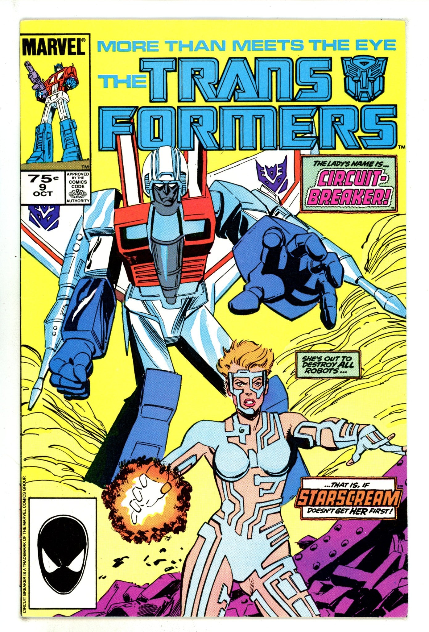 The Transformers 9 VF- (7.5) (1985) 2nd Print 
