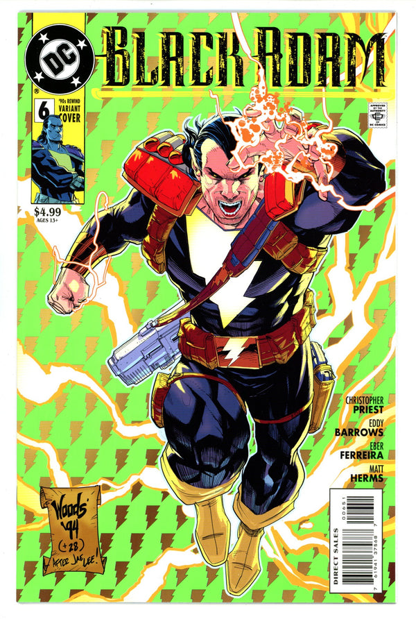 Black Adam Vol 1 6 High Grade (2023) Woods Variant